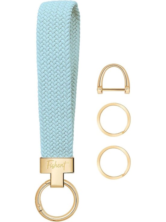 Accessories - Stretchy Wristlet Keychain, Cute Key Chain, Woven Wrist Lanyard for Car Keys wit